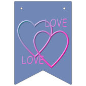 Bannière À Fanions je t'aime (Deuxième drapeau)