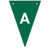 Bannière À Fanions Jeu Set Match Tennis Gazon Vert (Troisième drapeau)