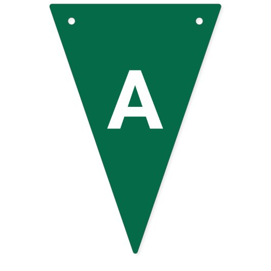 Bannière À Fanions Jeu Set Match Tennis Gazon Vert (Troisième drapeau)