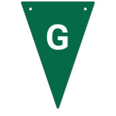 Bannière À Fanions Jeu Set Match Tennis Gazon Vert (Deuxième drapeau)