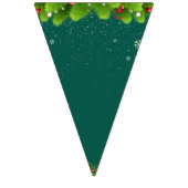 Bannière À Fanions JEUX de Noël VERT ROUGE (Premier drapeau)