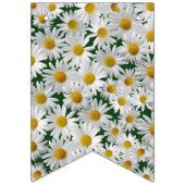 Bannière À Fanions Joli Bright Daisy Joyeux Anniversaire (Premier drapeau)