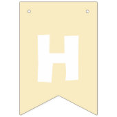 Bannière À Fanions Joli Lapin et Fleurs Arc en Ciel Joyeux anniversai (Deuxième drapeau)