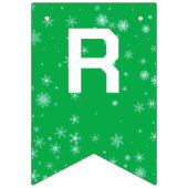 Bannière À Fanions Joli sapin de Noël Noël Fête des neiges de Noël (Troisième drapeau)