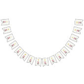 Bannière À Fanions Jolie en rose 30e anniversaire fête (Tout)