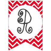 Bannière À Fanions Jolie typographie géante de Noël (Troisième drapeau)