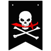 Bannière À Fanions Jolly roger(cutlass) (Deuxième drapeau)