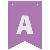 BANNIÈRE À FANIONS JORNEY PACE/ ALPHABET : BABY SHOWER (Troisième drapeau)