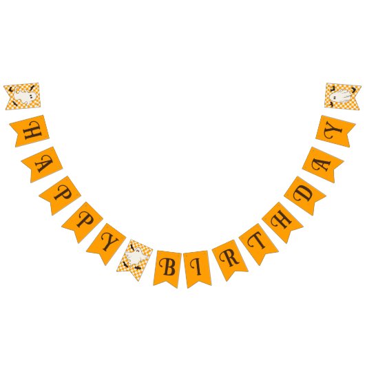 Bannière À Fanions Jote Éffrayant Fantôme Halloween Ado Anniversaire (Tout)