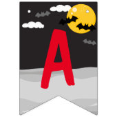 Bannière À Fanions Jote Éffrayante fille Vampire Anniversaire de enfa (Troisième drapeau)