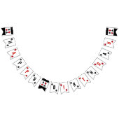 Bannière À Fanions Jouer aux cartes Casino Poker heureux Anniversaire (Tout)