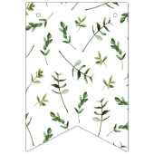 Bannière À Fanions Jouet Poodle Baby shower vert Chiot (Premier drapeau)