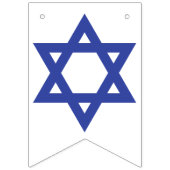 Bannière À Fanions Jour de l'indépendance d'Israël (Deuxième drapeau)