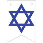 Bannière À Fanions Jour de l'indépendance d'Israël (Premier drapeau)