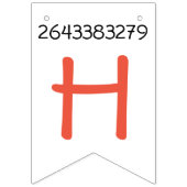 Bannière À Fanions Jour du Pi (Troisième drapeau)