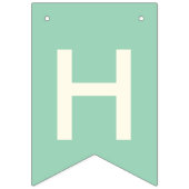 Bannière À Fanions Joyeuse typographie d'anniversaire Faux Gold Stars (Deuxième drapeau)