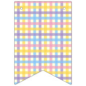 Bannière À Fanions Joyeuses couleurs pastel de Pâques (Deuxième drapeau)