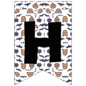 Bannière À Fanions Joyeuses Voix d'Halloween - Thème d'Halloween (Deuxième drapeau)