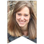 Bannière À Fanions Joyeux 40e anniversaire Photo Parties scintillant  (Premier drapeau)