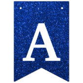 Bannière À Fanions Joyeux 40e anniversaire Photo Parties scintillant  (Troisième drapeau)