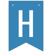 Bannière À Fanions Joyeux 4 juillet rouge blanc et bleu (Deuxième drapeau)