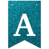 Bannière À Fanions Joyeux 50e anniversaire Photo Parties scintillant  (Troisième drapeau)