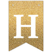 Bannière À Fanions Joyeux 50e anniversaire Photo Parties scintillant  (Deuxième drapeau)