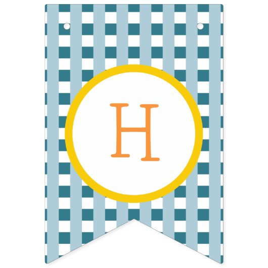 Bannière À Fanions Joyeux anniversaire (Deuxième drapeau)