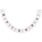 Bannière À Fanions Joyeux anniversaire (Tout)