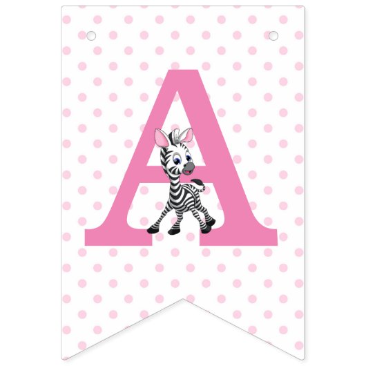 Bannière À Fanions Joyeux anniversaire (Troisième drapeau)