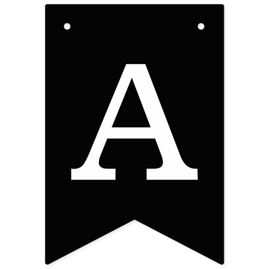 Bannière À Fanions Joyeux anniversaire (Deuxième drapeau)