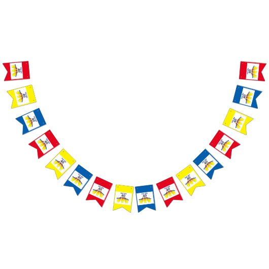 Bannière À Fanions Joyeux anniversaire 40e anniversaire (Tout)