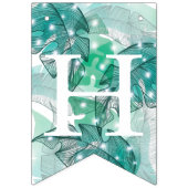 Bannière À Fanions Joyeux Anniversaire Animaux de la Jungle (Deuxième drapeau)