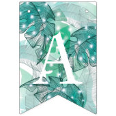 Bannière À Fanions Joyeux Anniversaire Animaux de la Jungle (Troisième drapeau)