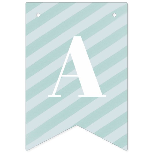 Bannière À Fanions Joyeux anniversaire Blue Gold Confetti Premier ann (Troisième drapeau)