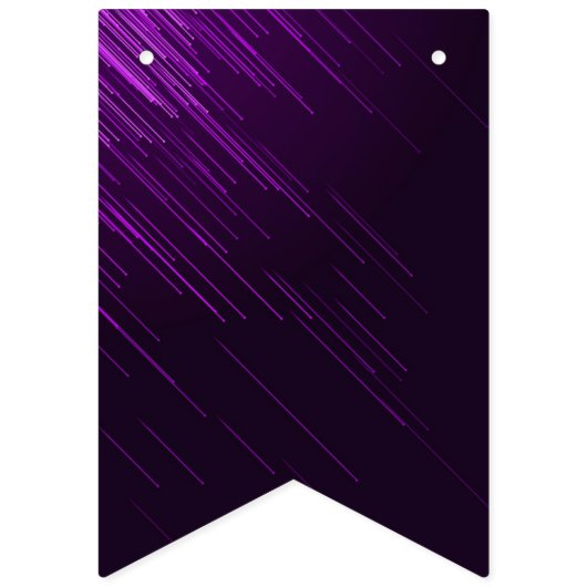 Bannière À Fanions Joyeux Anniversaire brillant lumière néon sur le p (Premier drapeau)