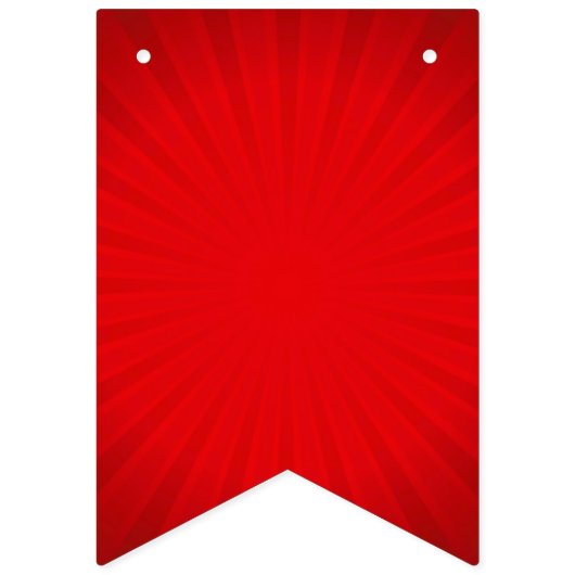 Bannière À Fanions Joyeux Anniversaire brillant néon lumières Red Sta (Premier drapeau)