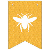Bannière À Fanions Joyeux anniversaire d'Abeille d'Or (Premier drapeau)