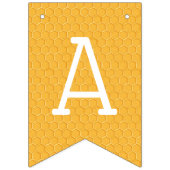 Bannière À Fanions Joyeux anniversaire d'Abeille d'Or (Troisième drapeau)