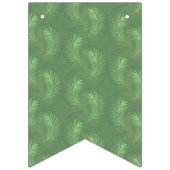 Bannière À Fanions Joyeux Anniversaire dans la jungle moderne (Premier drapeau)