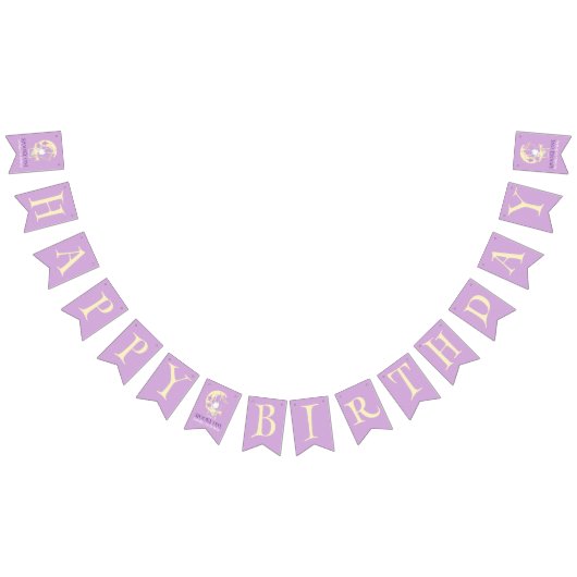 Bannière À Fanions Joyeux Anniversaire Éffrayant Un Fantôme Lune Boo (Tout)