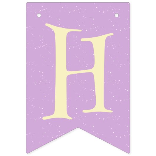 Bannière À Fanions Joyeux Anniversaire Éffrayant Un Fantôme Lune Boo (Deuxième drapeau)