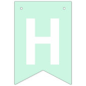 Bannière À Fanions Joyeux Anniversaire En Couleurs Pastel (Deuxième drapeau)