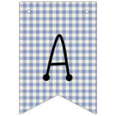 Bannière À Fanions Joyeux anniversaire En vichy Rainbow Bunting drape (Deuxième drapeau)