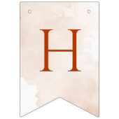 Bannière À Fanions Joyeux anniversaire Floral (Deuxième drapeau)