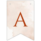 Bannière À Fanions Joyeux anniversaire Floral (Troisième drapeau)