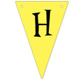 Bannière À Fanions Joyeux Anniversaire Jaune École Bus Enseignant Édu (Deuxième drapeau)