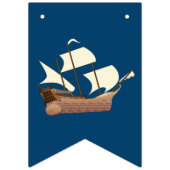 Bannière À Fanions Joyeux anniversaire nautique (Premier drapeau)