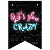 Bannière À Fanions Joyeux anniversaire Neon Connexion Brick (Premier drapeau)