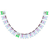 Bannière À Fanions Joyeux anniversaire Pink Princess Banner (Tout)